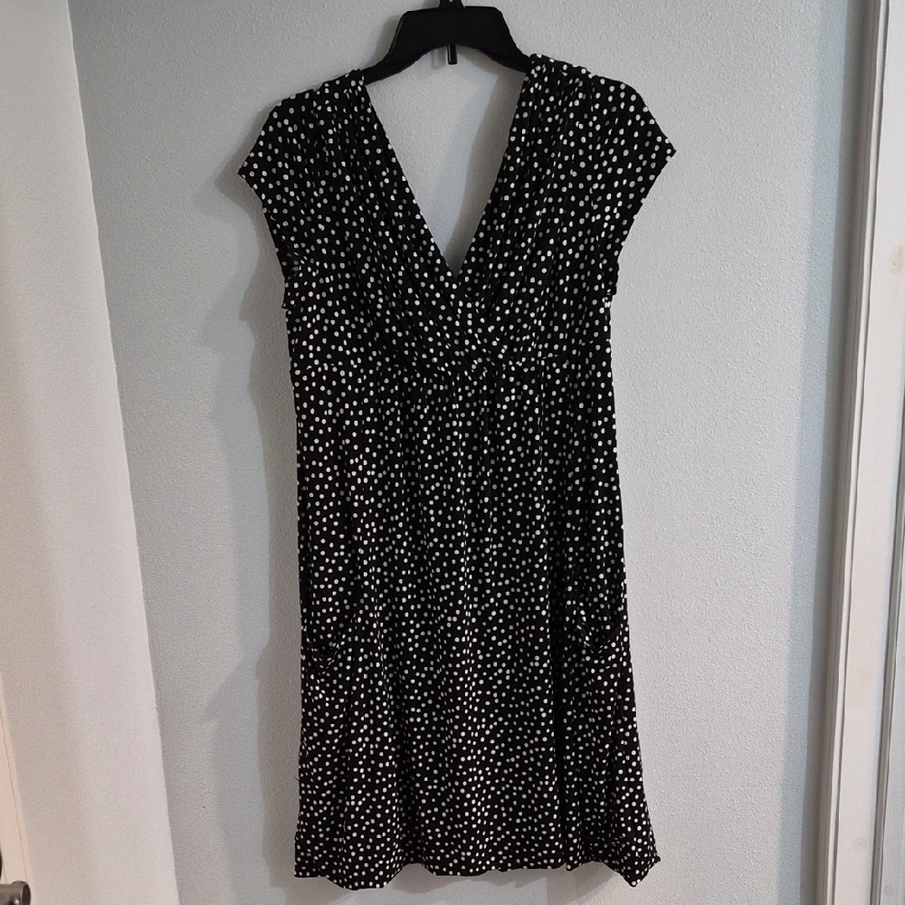 Black and White Polka Dot Dress